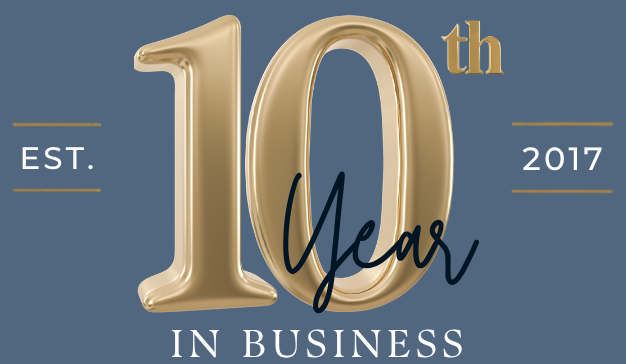 Celebrating 10 years in business, established 2017