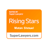 Rated by Super Lawyers: Rising Star: Matan Shmuel badge