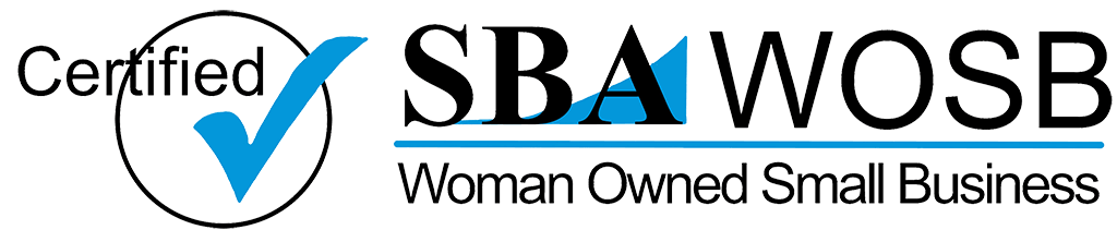 Certified SBA WOSB Woman Owned Small Business Badge